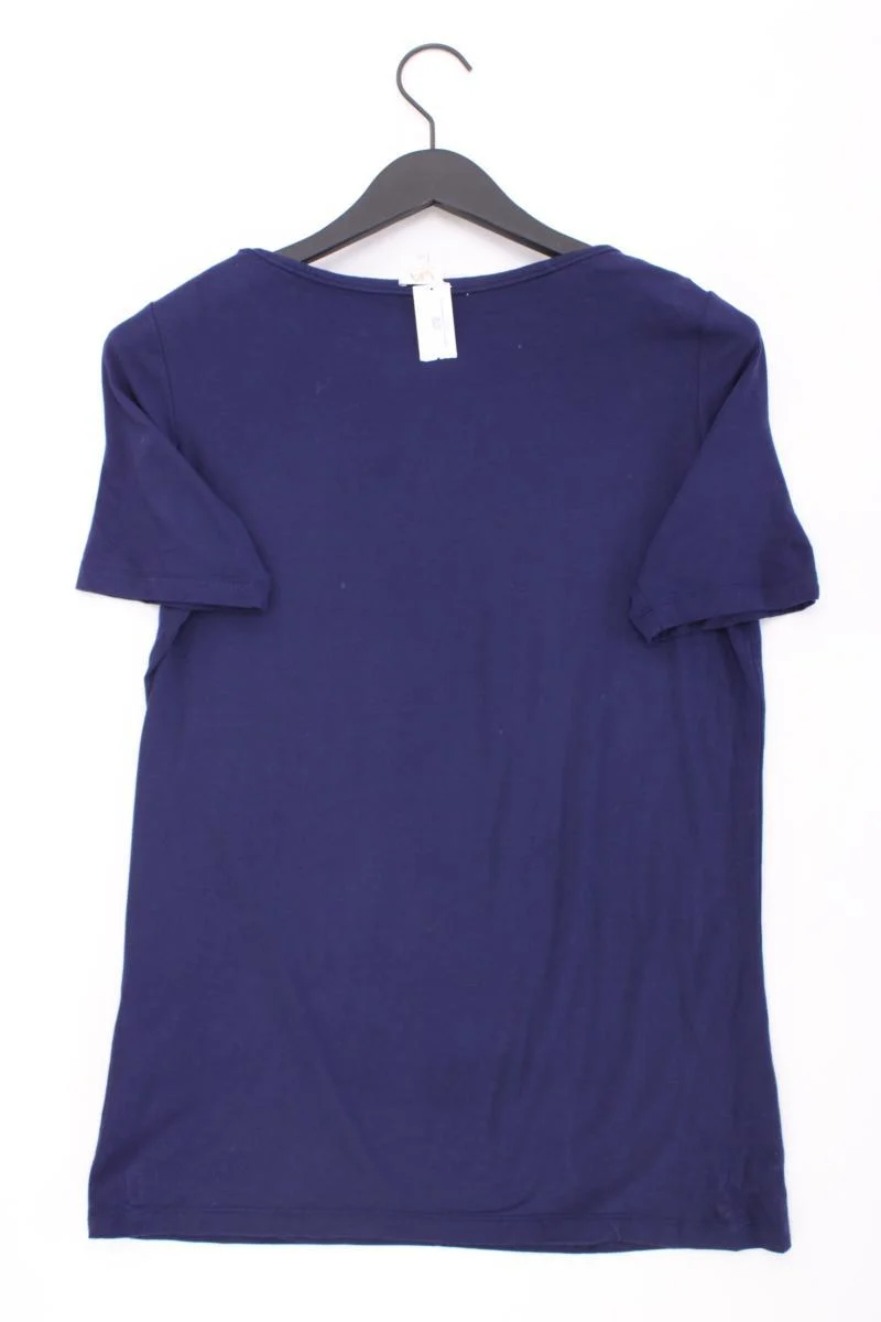 VA Milano T-Shirt Gr. 40 Kurzarm blau aus Viskose