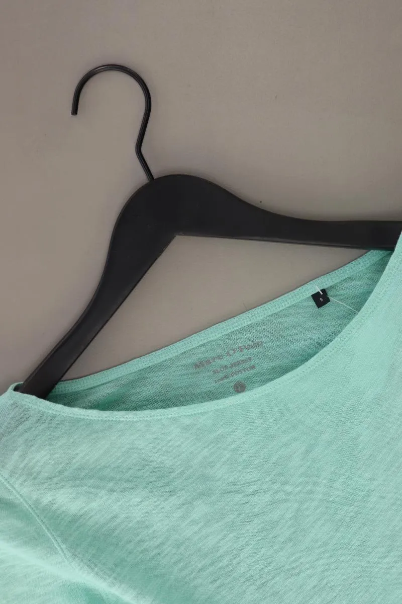 Marc O'Polo T-Shirt Gr. S Kurzarm türkis aus Baumwolle
