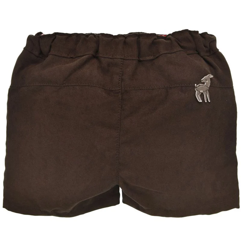 BONDI Mädchen Kunstleder Shorts Hose "Alpenglück" 86996 | Braun