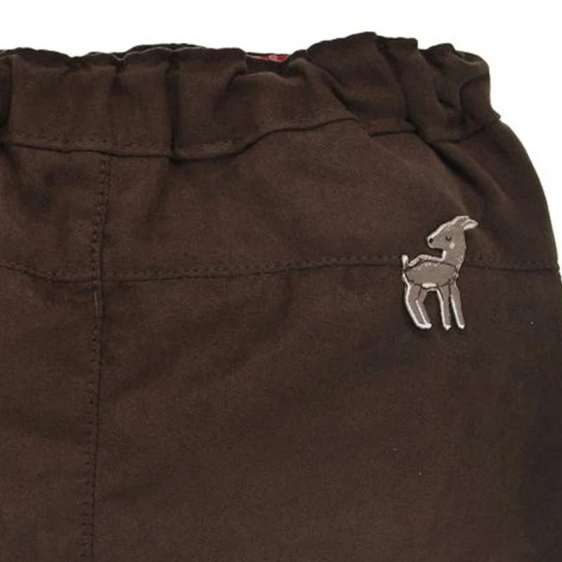 BONDI Mädchen Kunstleder Shorts Hose "Alpenglück" 86996 | Braun