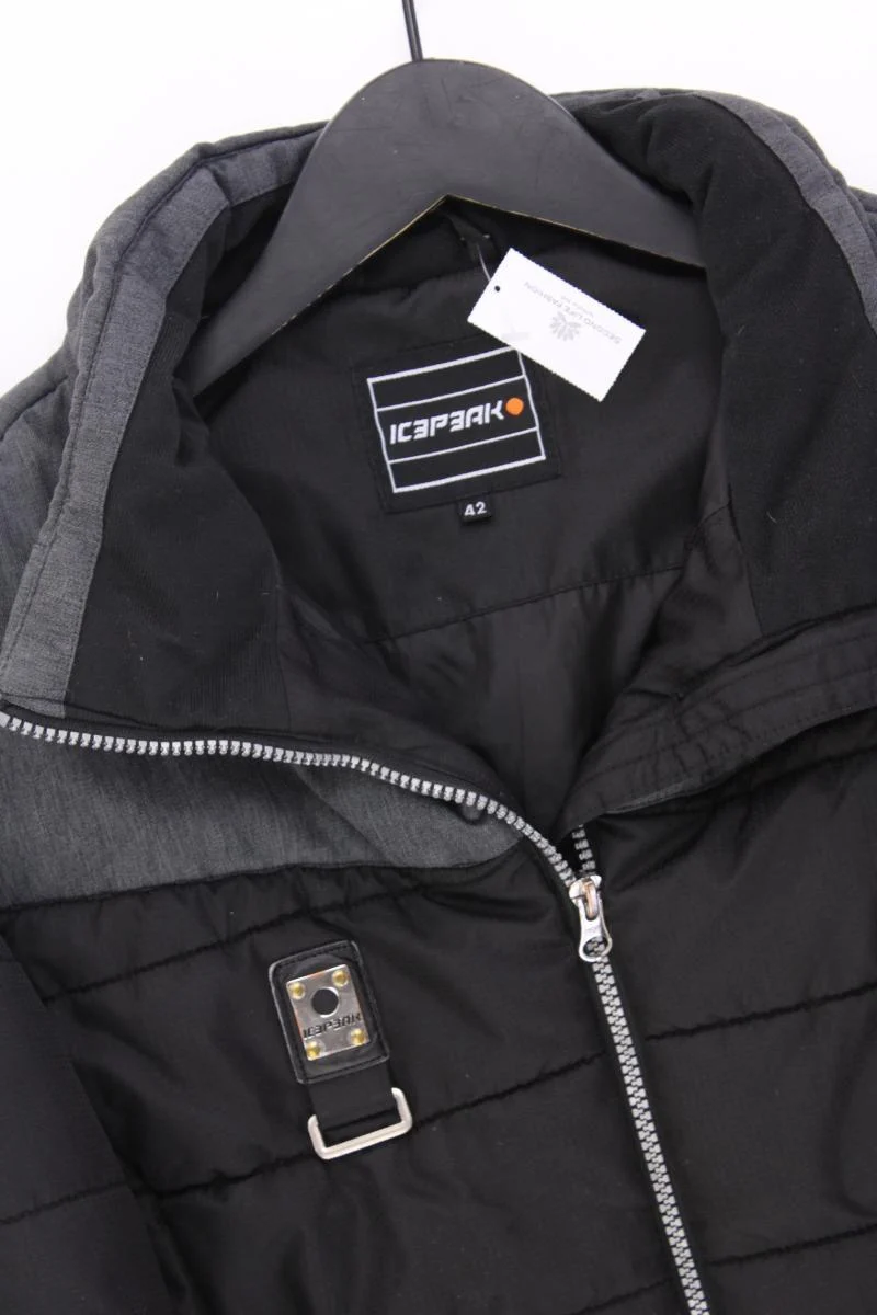 Icepeak Classic Jacke Gr. 42 schwarz aus Polyester