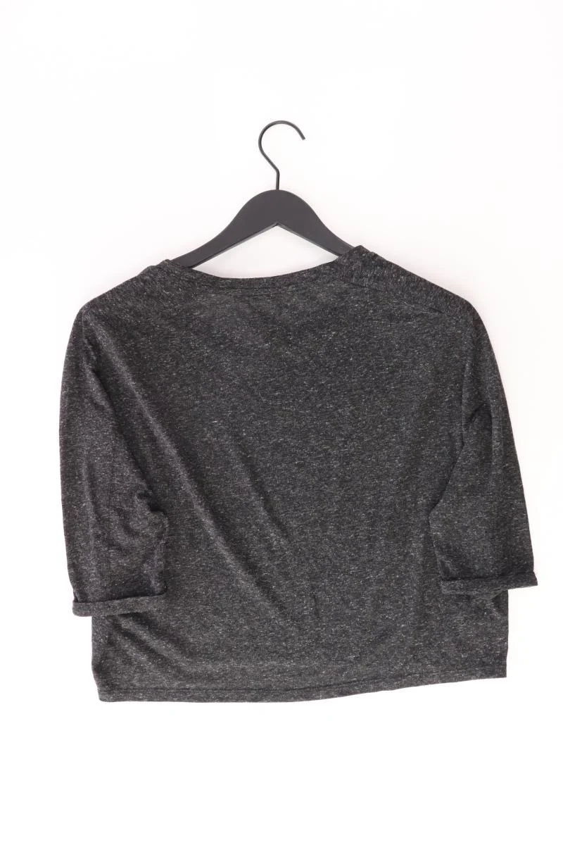 edc by Esprit Cropped Shirt Gr. S 3/4 Ärmel grau aus Polyester