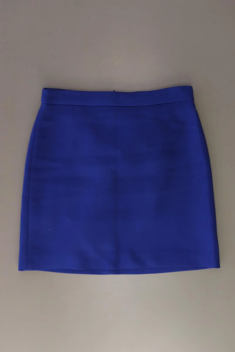 Hallhuber Bleistiftrock Gr. 38 blau aus Polyester