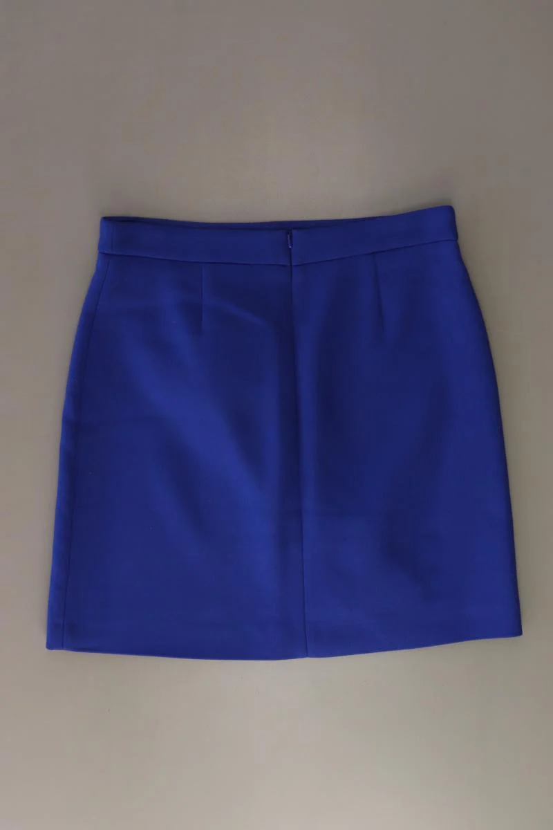 Hallhuber Bleistiftrock Gr. 38 blau aus Polyester