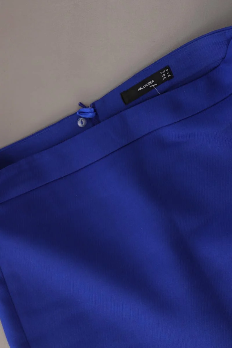 Hallhuber Bleistiftrock Gr. 38 blau aus Polyester