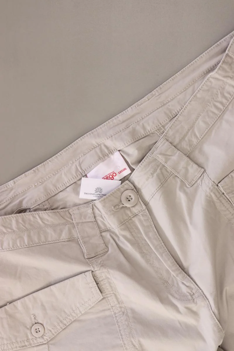 sheego 7/8 Hose Gr. 46 creme aus Baumwolle
