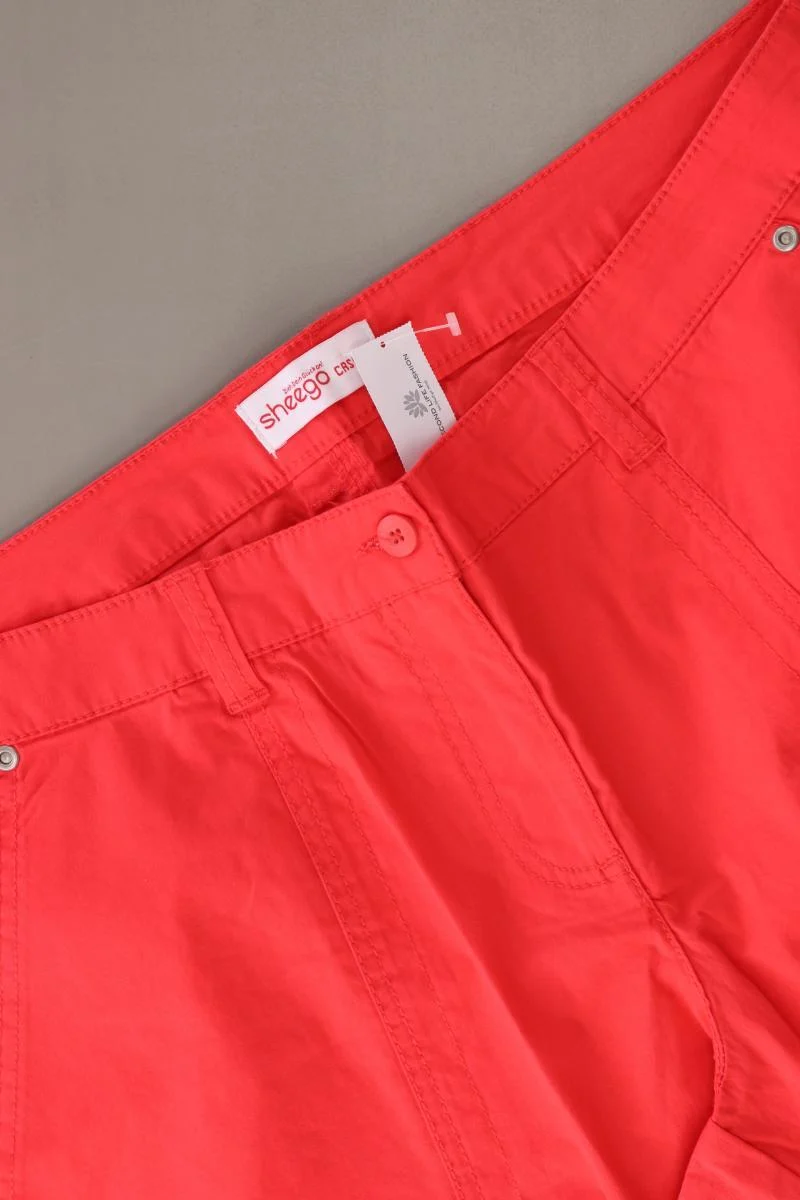 sheego 7/8 Hose Gr. 46 rot aus Baumwolle