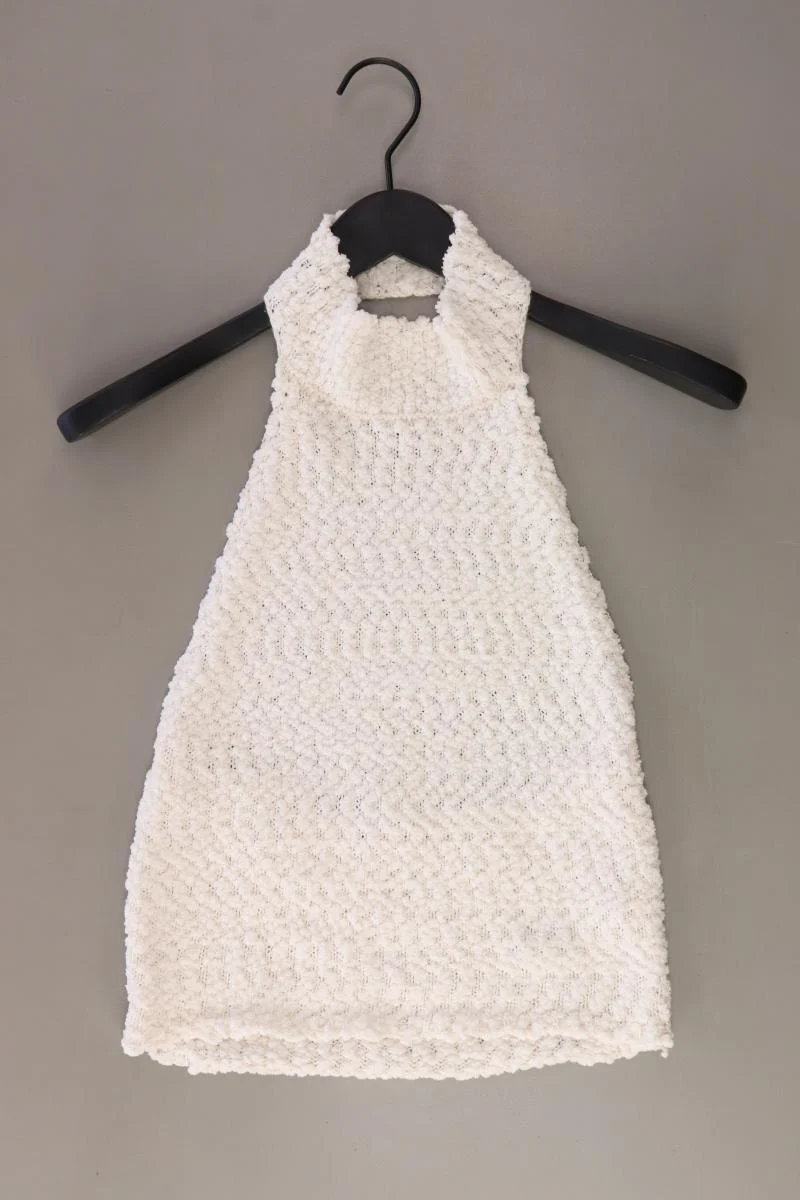 Zara Neckholdertop Gr. L creme aus Polyester