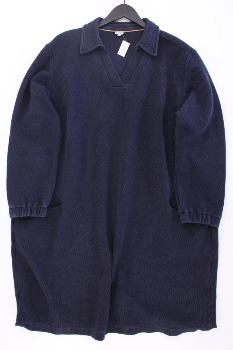 Triangle by s.Oliver Langarmkleid Gr. 52 blau aus Baumwolle