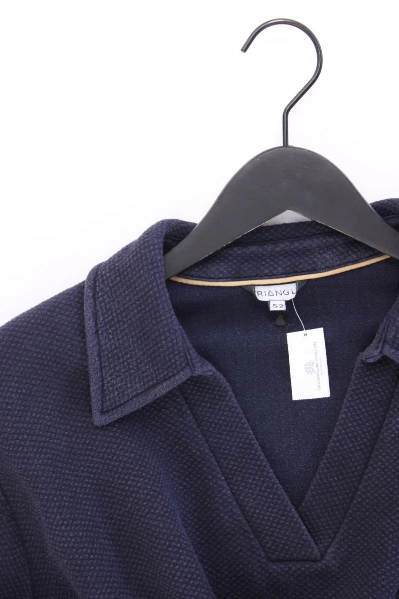 Triangle by s.Oliver Langarmkleid Gr. 52 blau aus Baumwolle