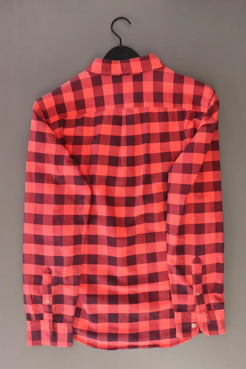American Eagle Outfitters Karohemd für Herren Gr. M kariert Langarm orange
