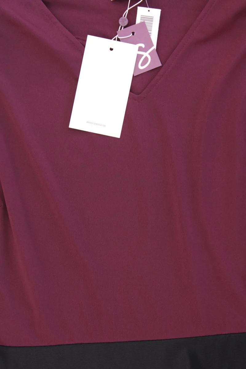 sheego Etuikleid Gr. 52 neu mit Etikett Ärmellos lila aus Polyester