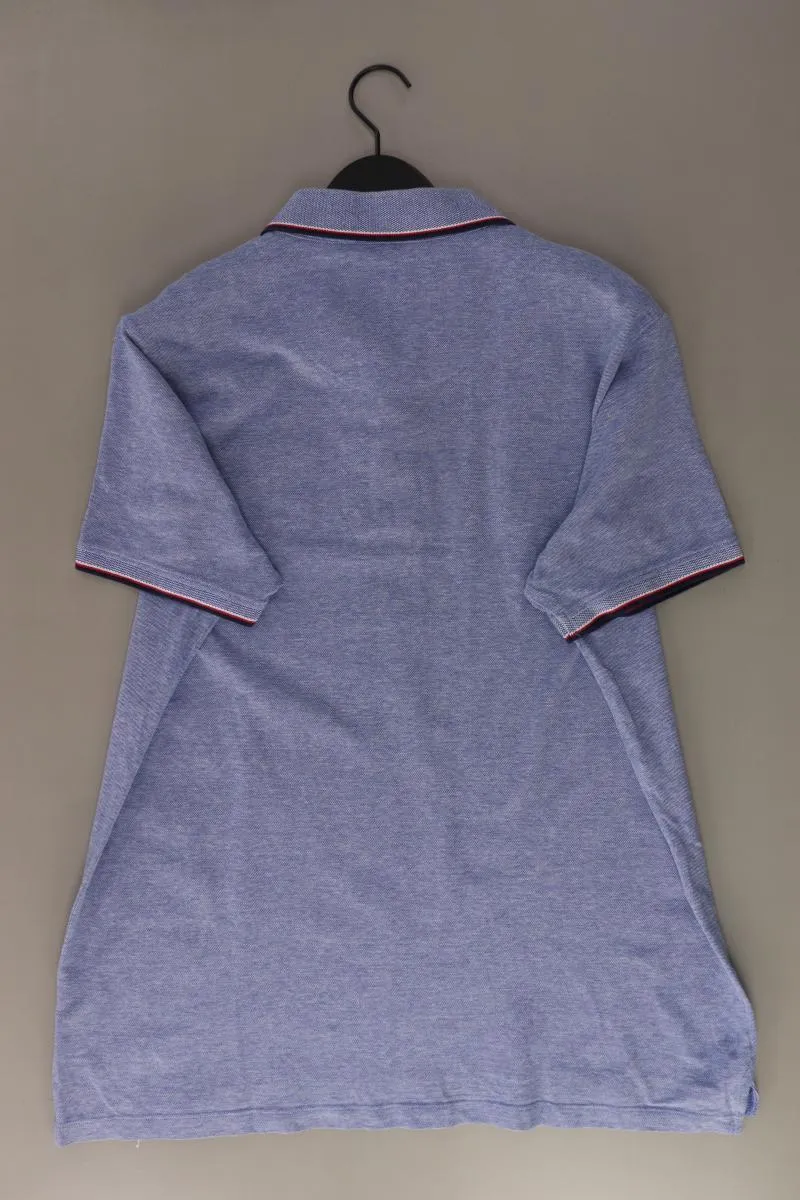 Cerruti 1881 Poloshirt für Herren Gr. XXL Kurzarm blau aus Baumwolle