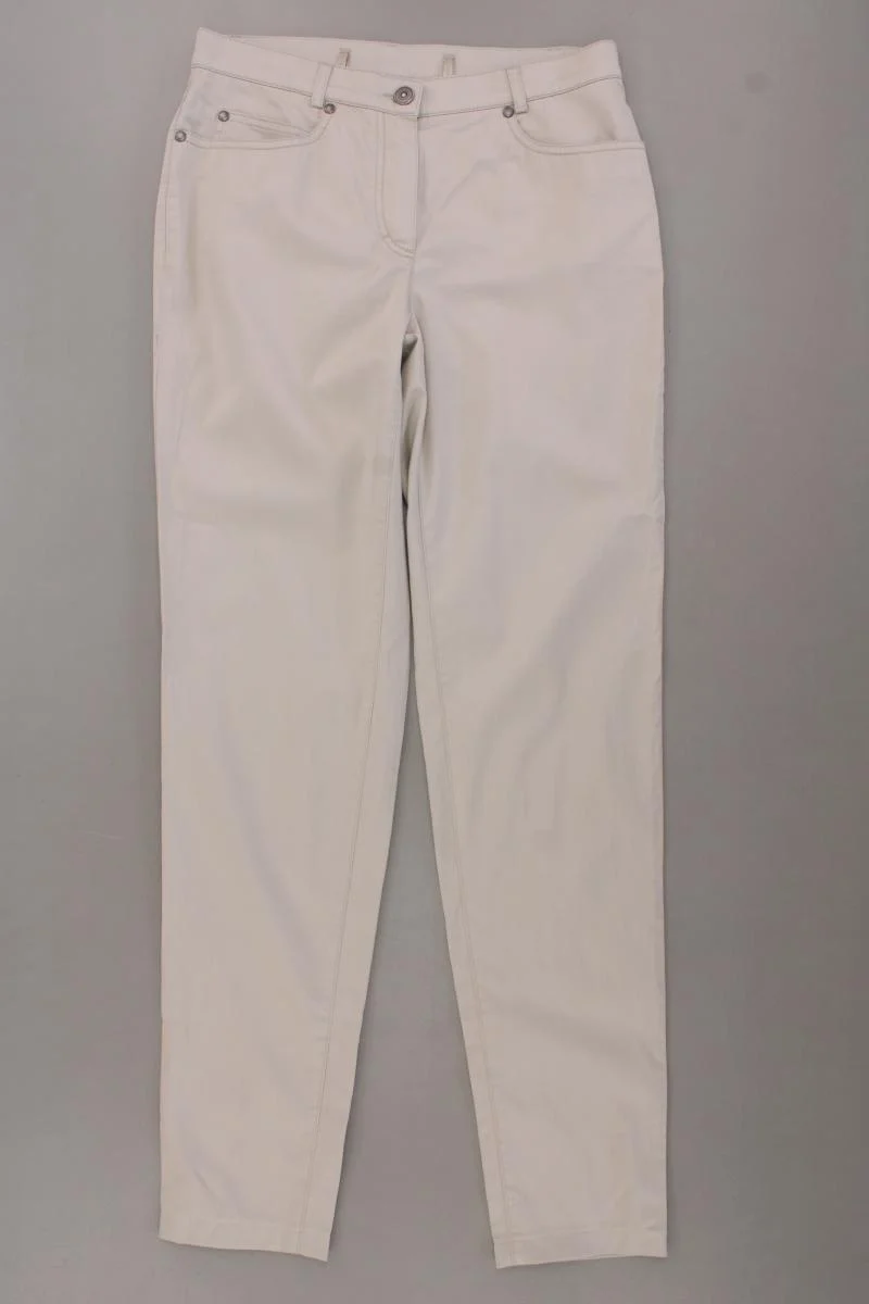 Madeleine Five-Pocket-Hose Gr. 36 creme aus Baumwolle