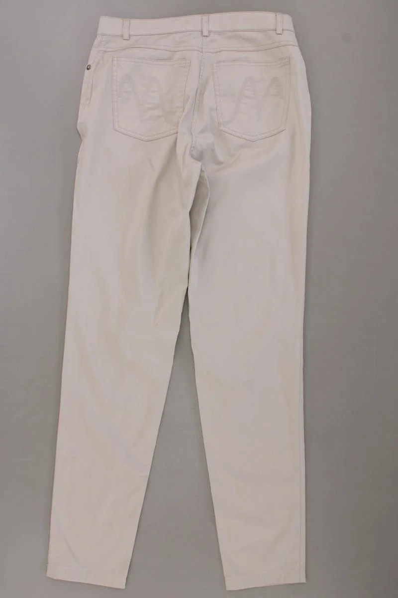 Madeleine Five-Pocket-Hose Gr. 36 creme aus Baumwolle