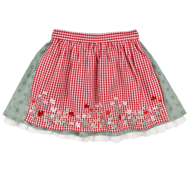 BONDI Mädchen Trachtenrock "Blumenwiese" 26099 | Mehrfarbig