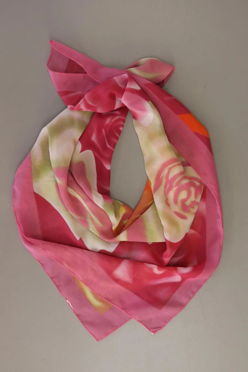 Tuch mit Blumenmuster pink
