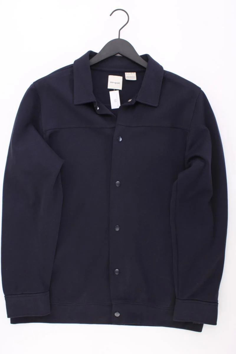 Manguun Übergangsjacke für Herren Gr. XXL neuwertig blau aus Baumwolle