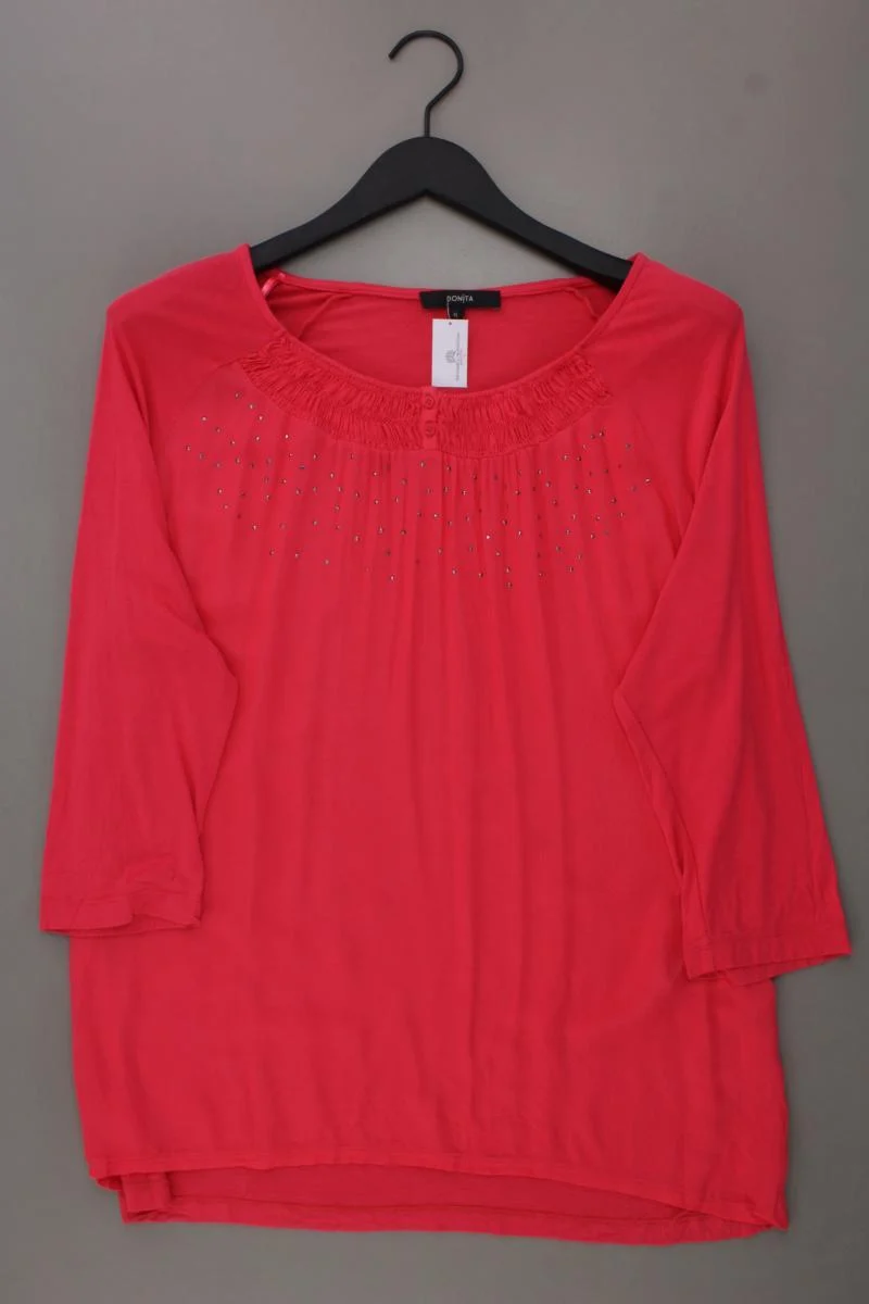 Bonita Oversize-Shirt Gr. XL 3/4 Ärmel pink aus Viskose