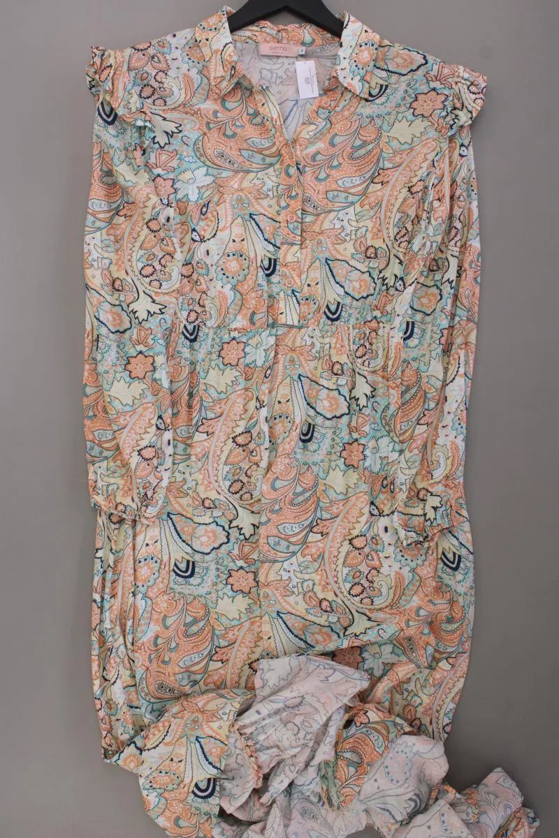 Sienna Langarmkleid Gr. 40 mit Paisleymuster mehrfarbig aus Viskose