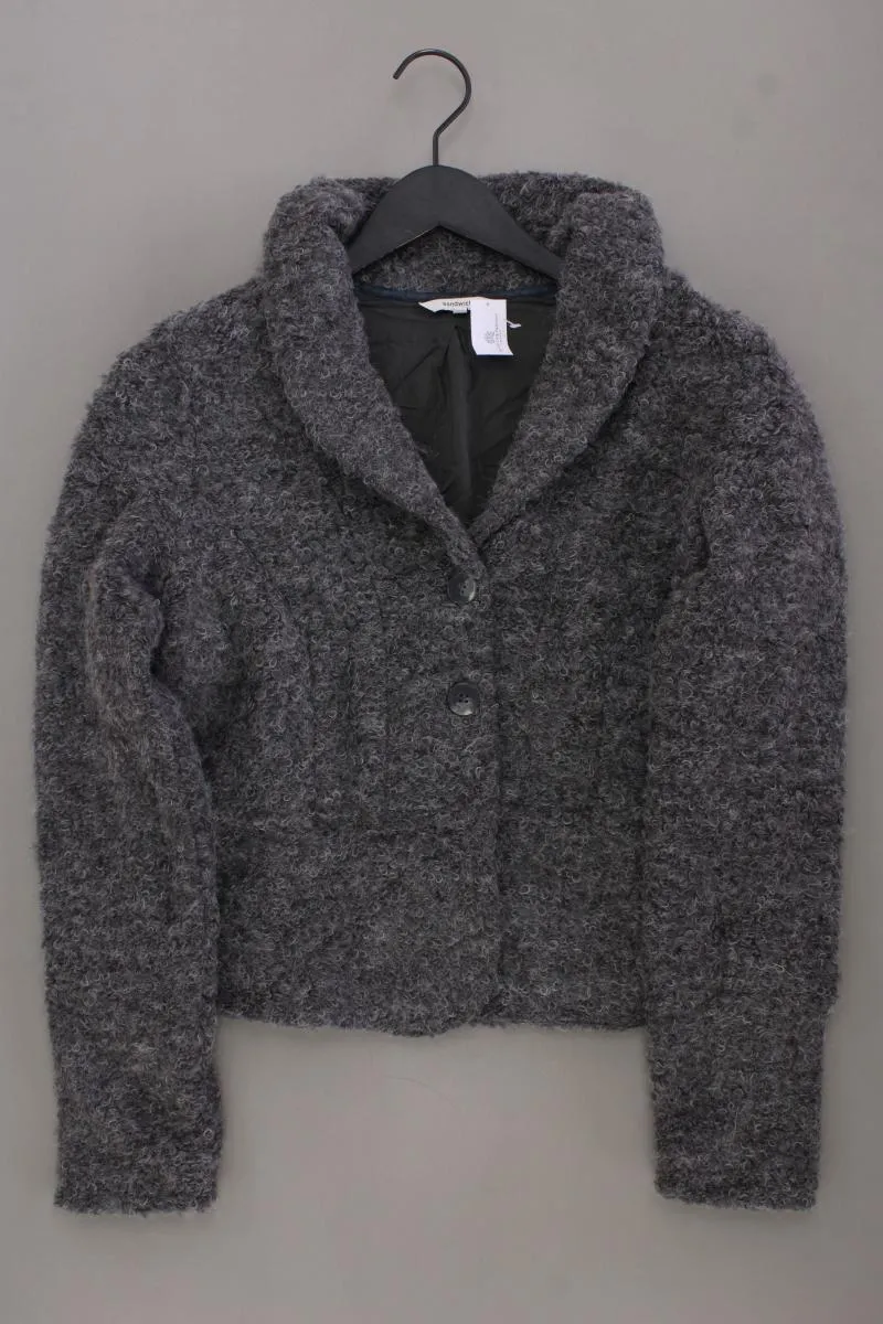 Sandwich_ Classic Jacke Gr. XL grau aus Polyacryl