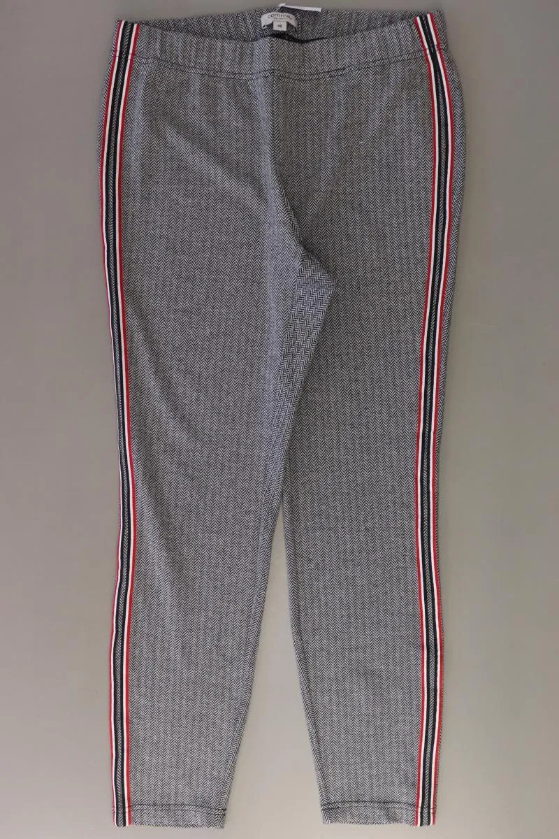 comma, Stoffhose Gr. 42 grau aus Polyester
