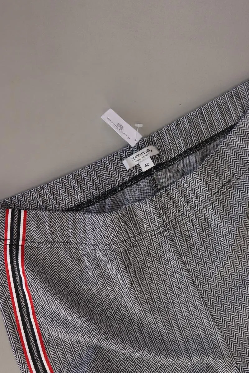 comma, Stoffhose Gr. 42 grau aus Polyester