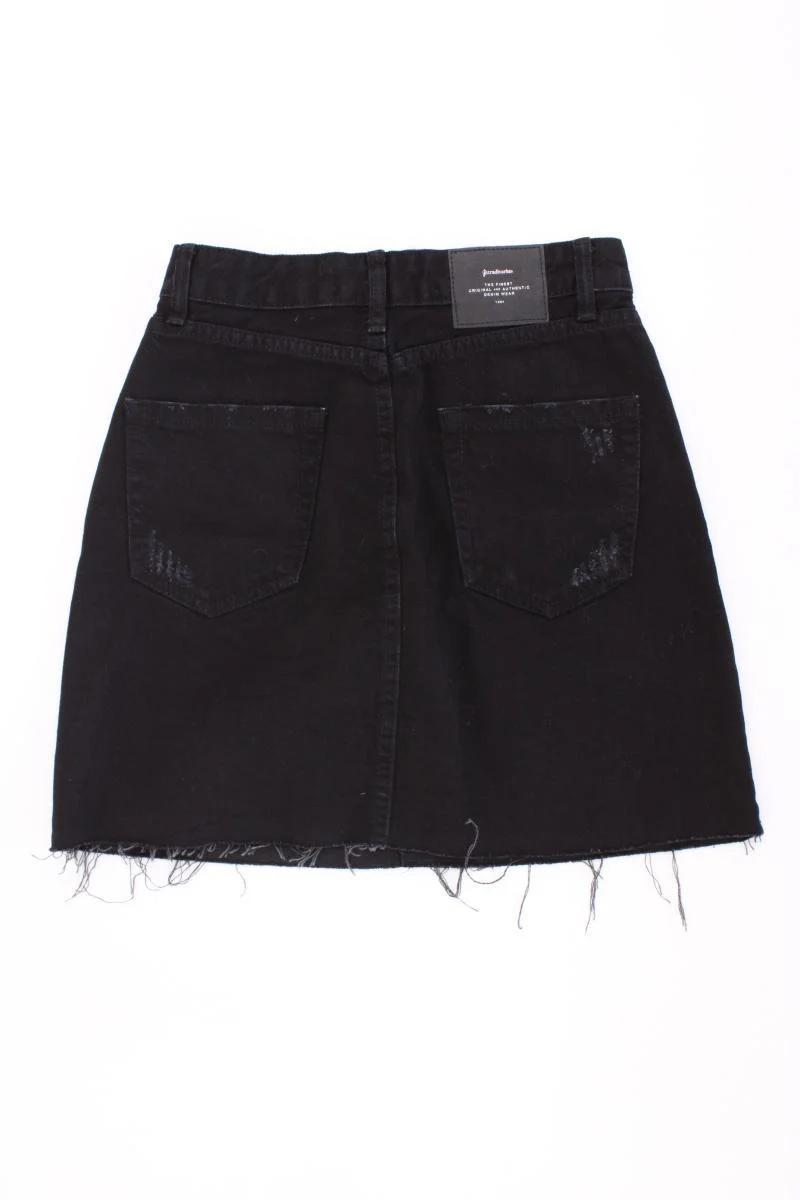 Stradivarius Jeansrock Gr. 34 schwarz