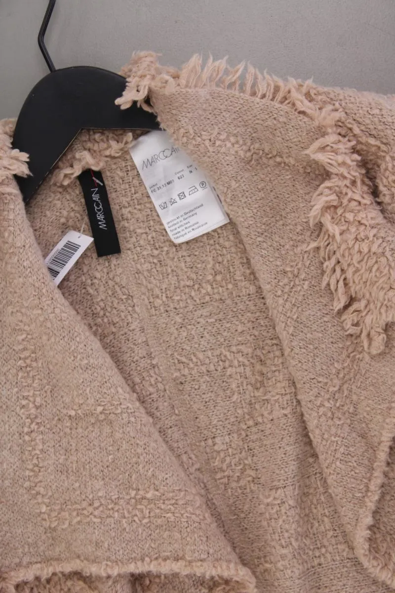 Marc Cain Strickjacke Gr. 34 Langarm creme aus Wolle