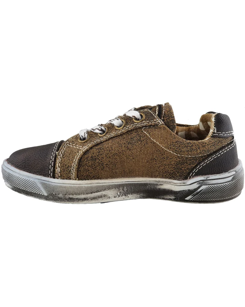MADDOX Kinder Schuhe Sneaker "Nepomuk" | Holz Antik Braun