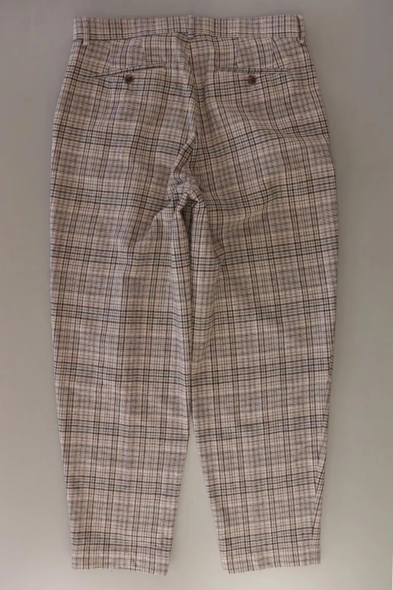 Asos Hose Gr. W34/L32 kariert braun aus Polyester