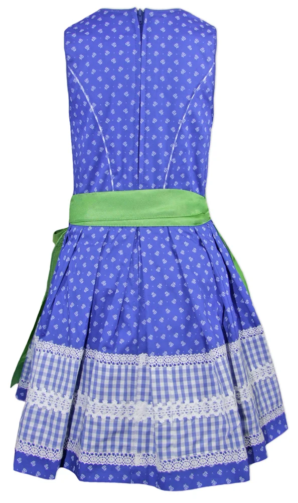 Isar-Trachten Jugend Dirndl "Stefanie" 44867 | Blau Grün