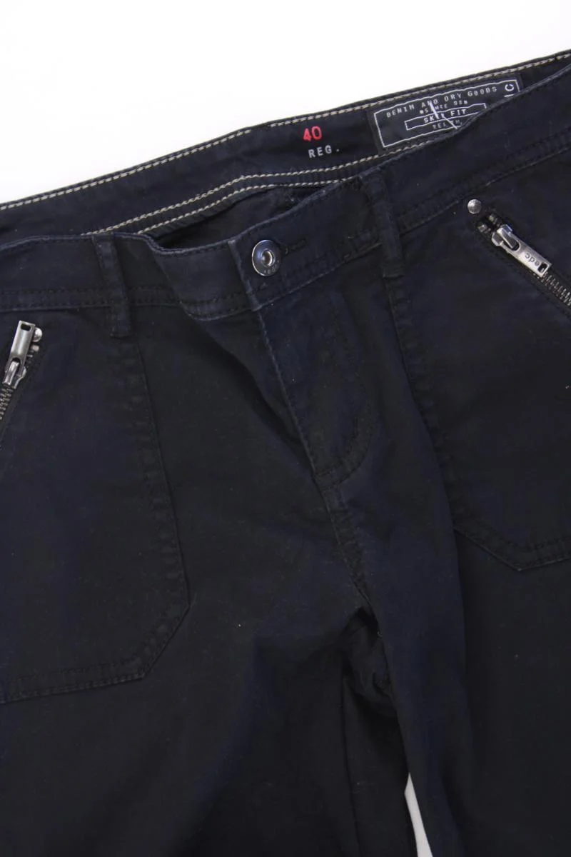 edc by Esprit Hose Gr. 40 schwarz aus Baumwolle