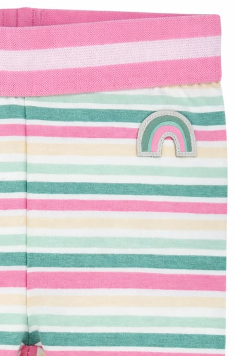 BONDI Baby Mädchen 7/8 Hose Leggings "Be Happy" 86889 | Mehrfarbig