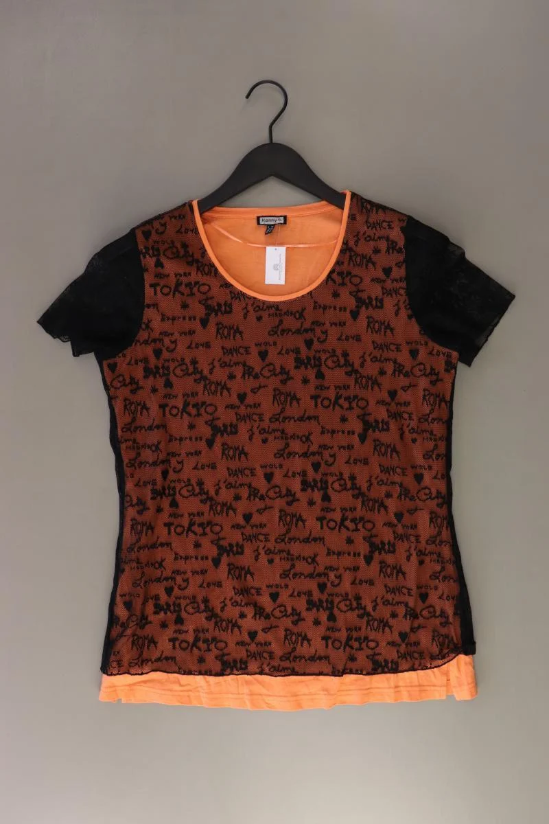 Kenny S. T-Shirt Gr. 38 Kurzarm orange