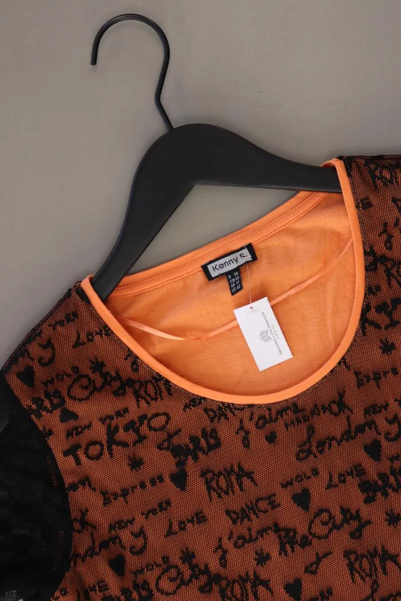 Kenny S. T-Shirt Gr. 38 Kurzarm orange