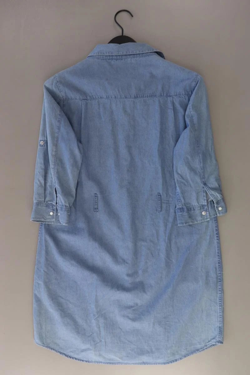 Kapalua Midikleid Gr. 40 3/4 Ärmel blau aus Baumwolle