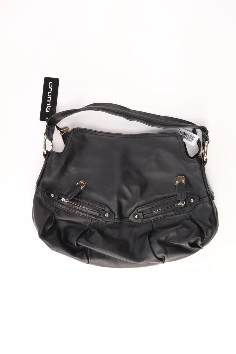 cromia Schultertasche neu mit Etikett schwarz aus Leder