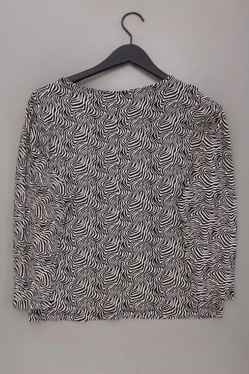 Opus Longsleeve-Shirt Gr. 38 mit Tierdruck Langarm grau