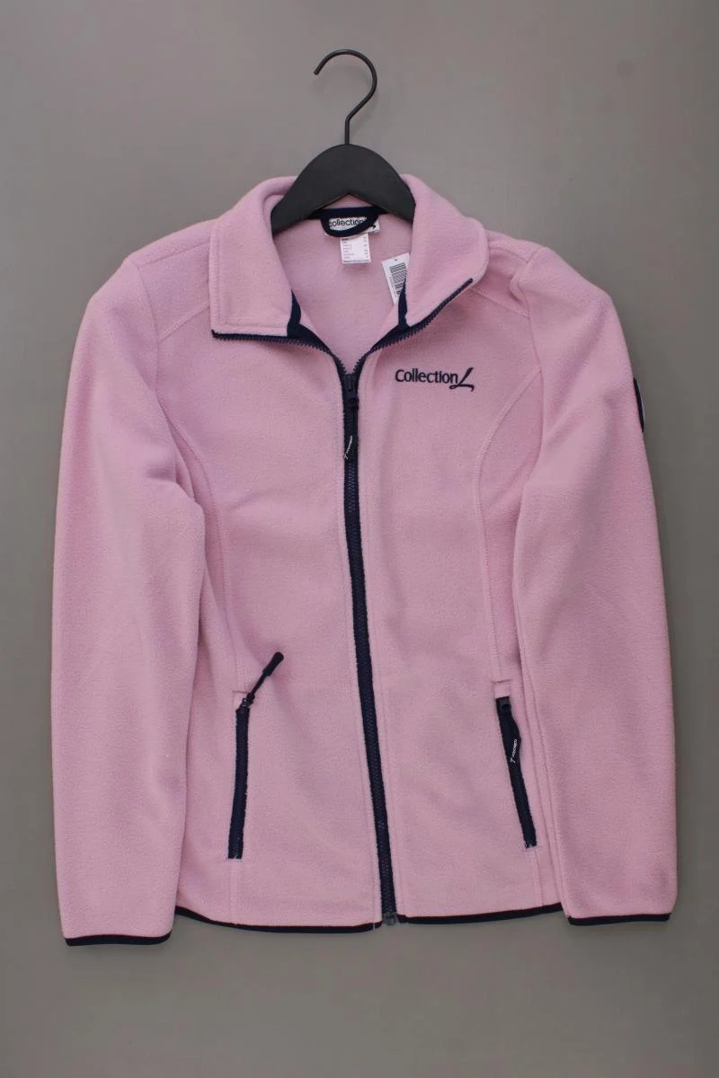 Collection L. Fleecejacke Gr. 38 Langarm rosa aus Polyester