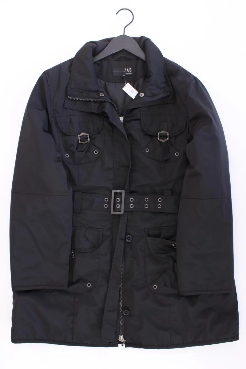 Zab Lange Jacke Gr. 46 schwarz aus Polyester