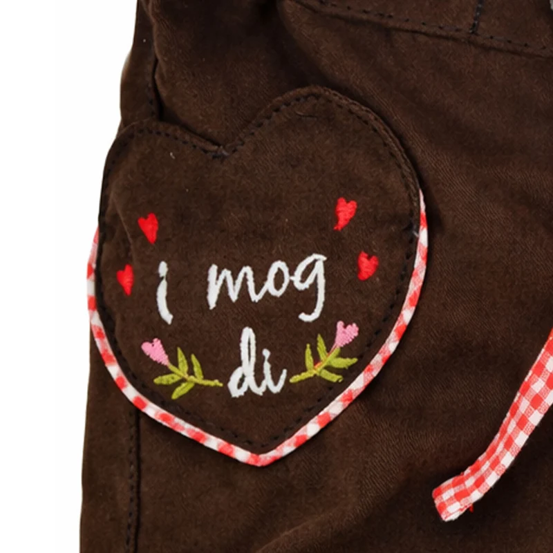 BONDI Mädchen Kunstleder Shorts Hose "Alpenglück" 86764 | Braun