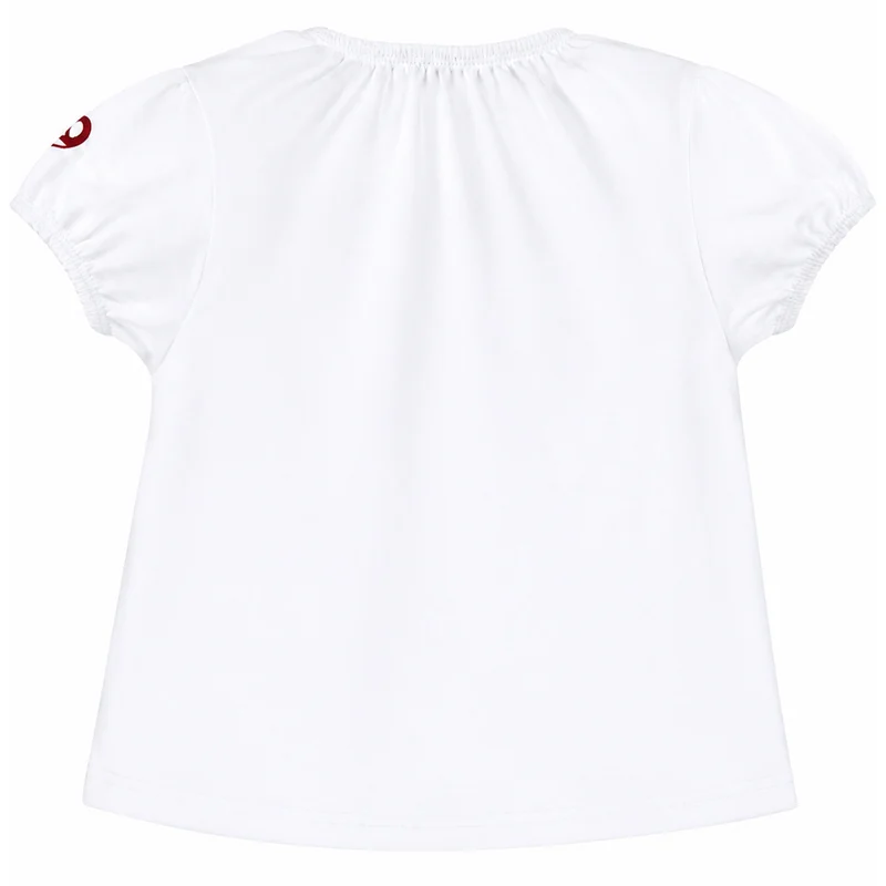 BONDI Baby Mädchen Halbarm Unterziehshirt 86847 | Weiß