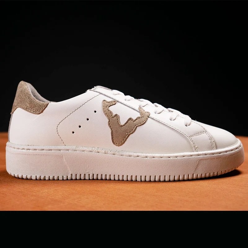 MeiSchua! Trachtensneaker Damen Weiß Lilli