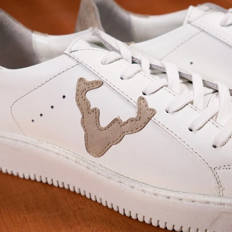 MeiSchua! Trachtensneaker Damen Weiß Lilli