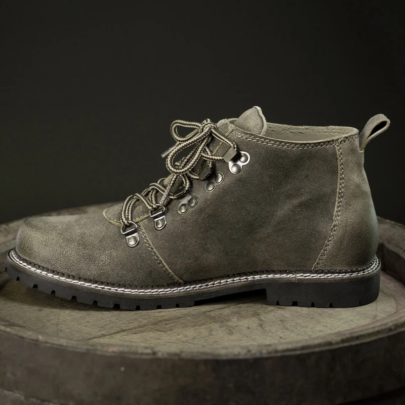 MeiSchua! Trachtenstiefel Georg Grau