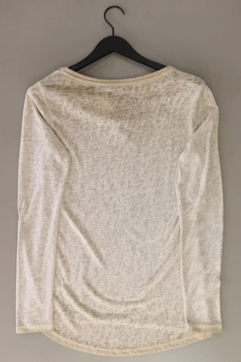 Decay Longsleeve-Shirt Gr. L neu mit Etikett Langarm mit Pailletten creme