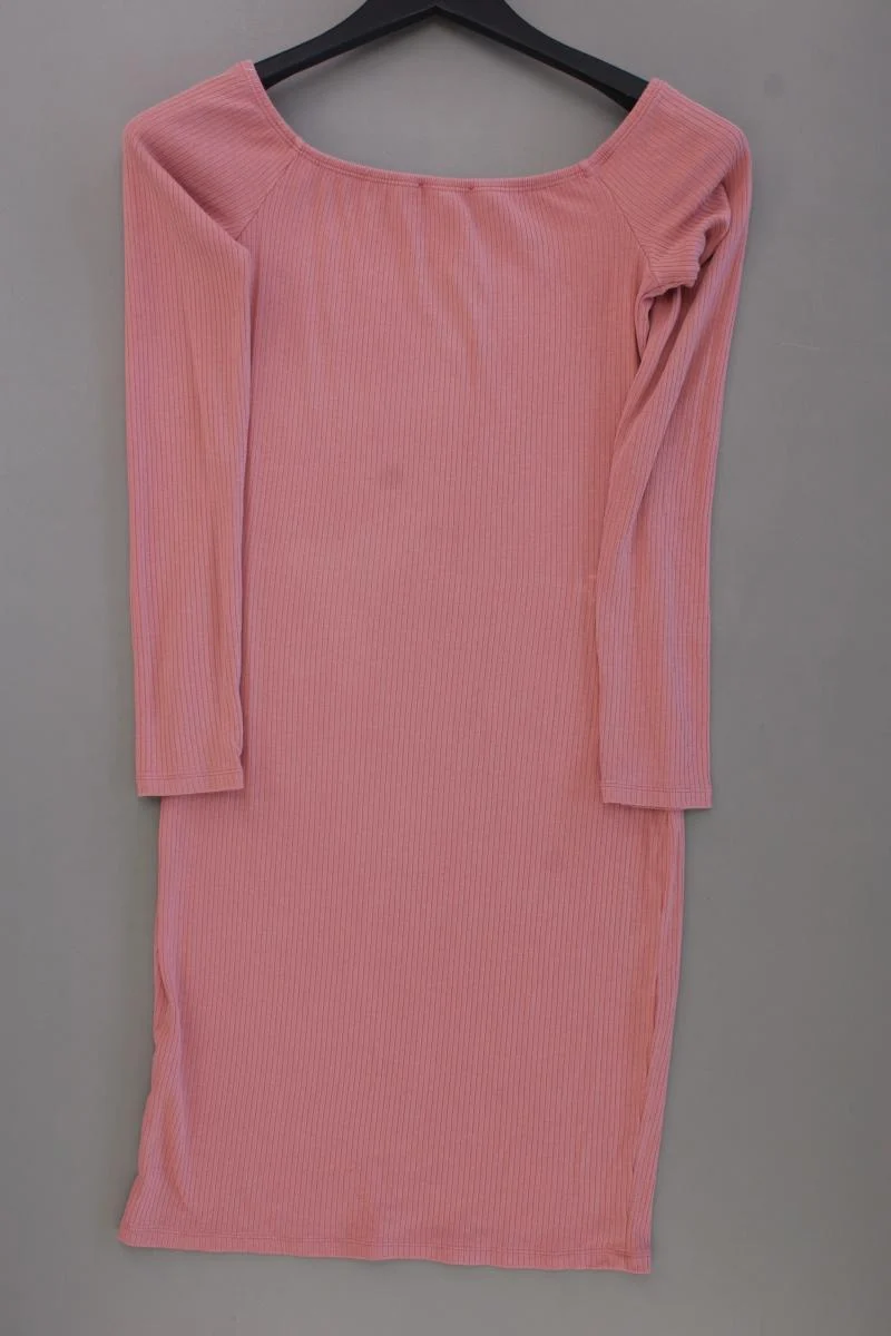 NA-KD Schlauchkleid Gr. S Langarm mit Carmen-Ausschnitt rosa