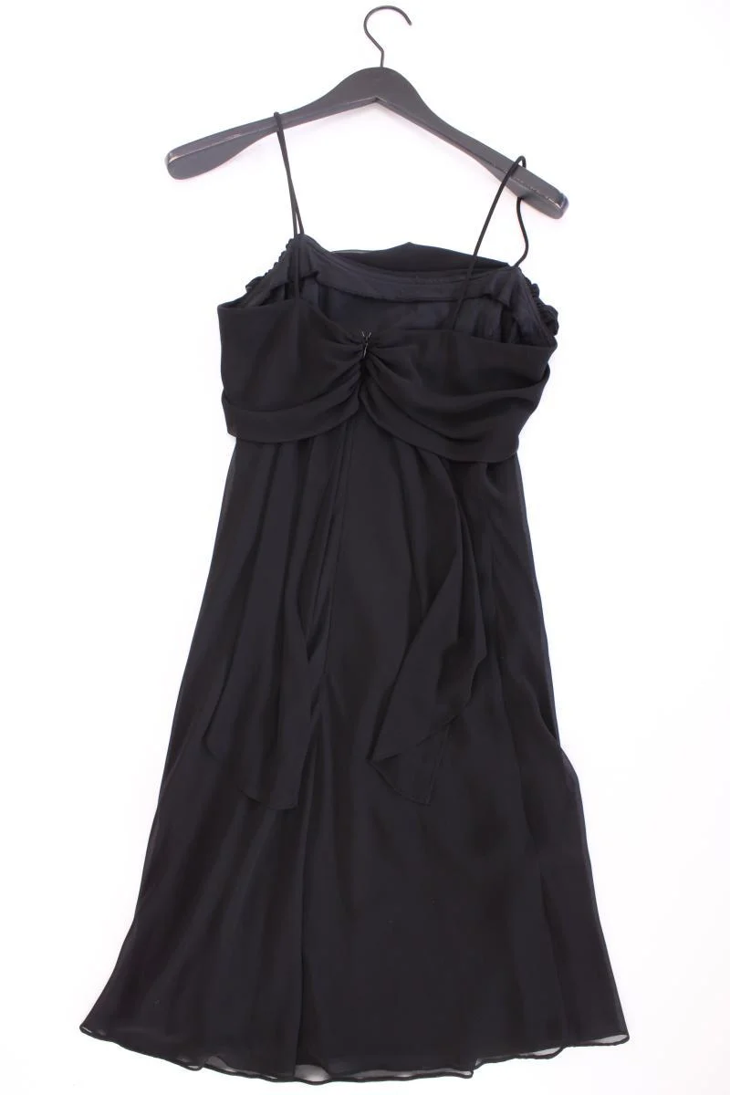 Marco Pecci Abendkleid Gr. 38 Träger schwarz aus Polyester