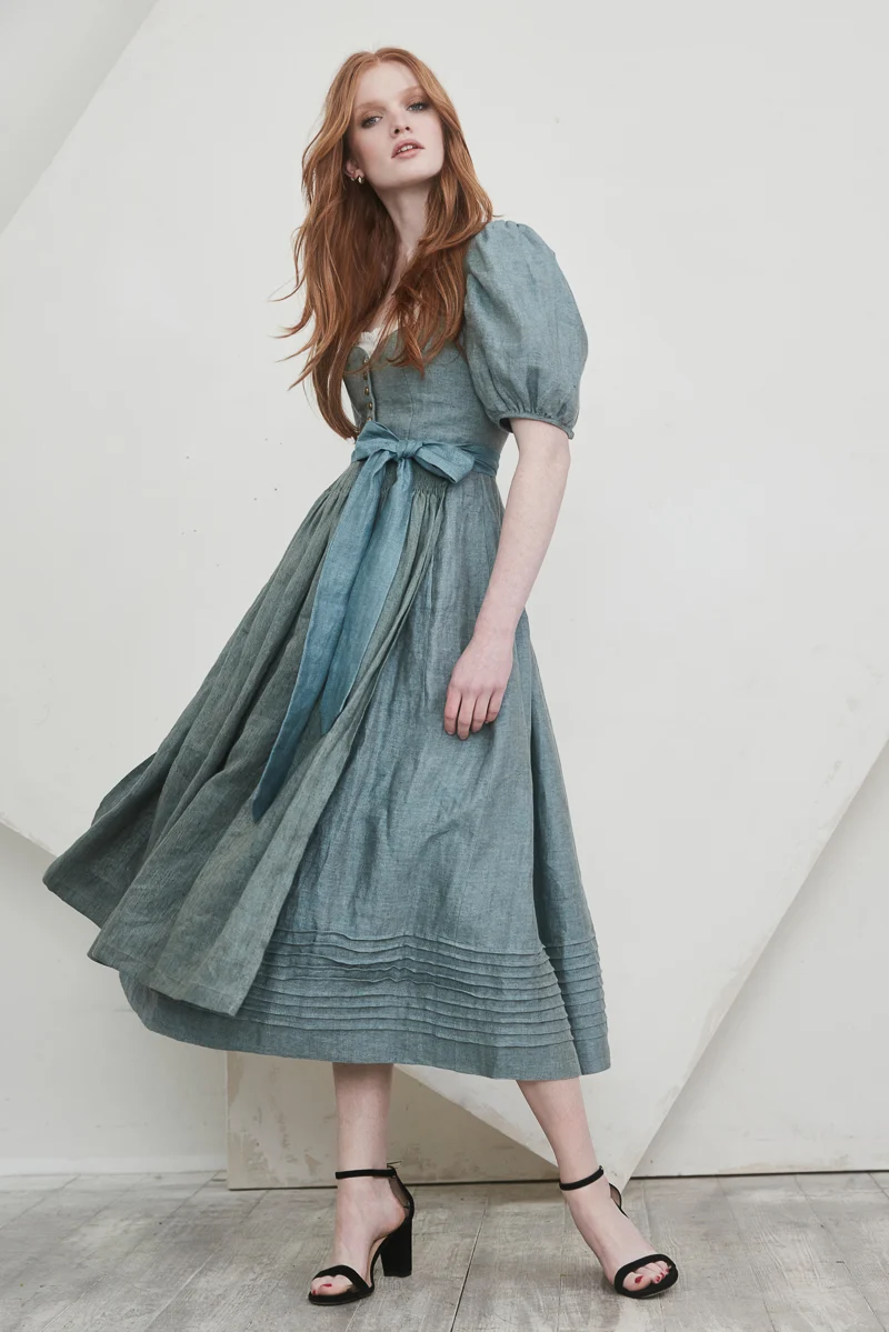 Gottseidank Ärmeldirndl Lina hellblau